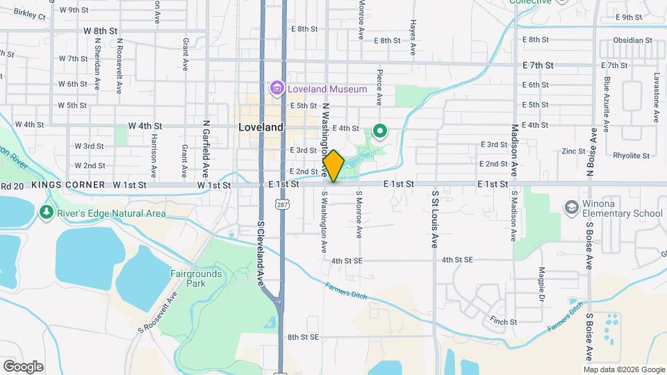 514 E 1st St Mapa y Detalles de la Ubicación