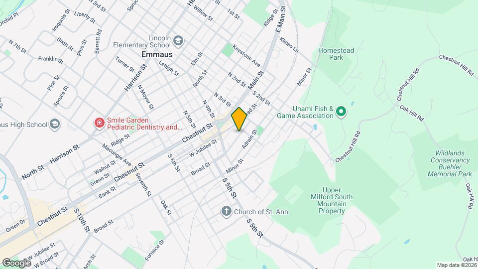 343 Broad St Map and Location Details