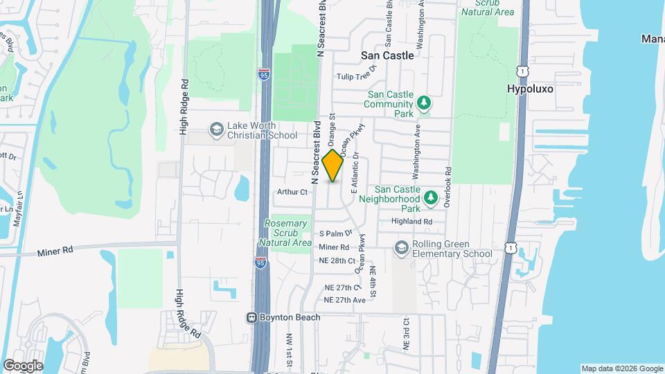 3196 Orange St Map and Location Details