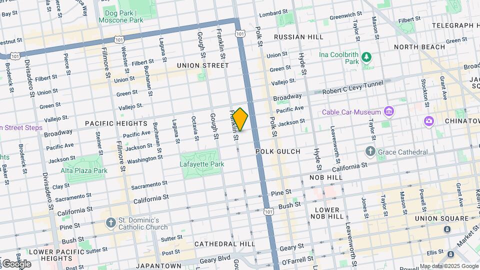 2040 Franklin St Map and Location Details