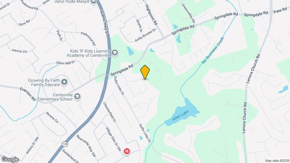 3635 Spring Mesa Dr SW Map and Location Details