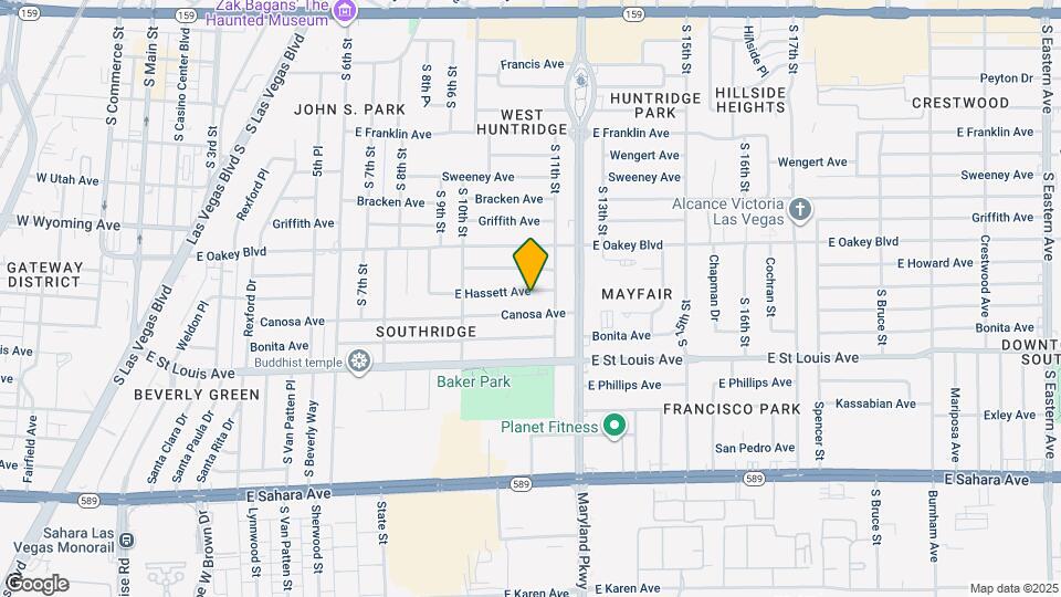 1054 E Hassett Ave Map and Location Details