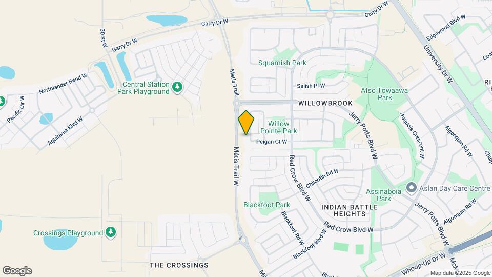 98 Peigan Ct W Map and Location Details