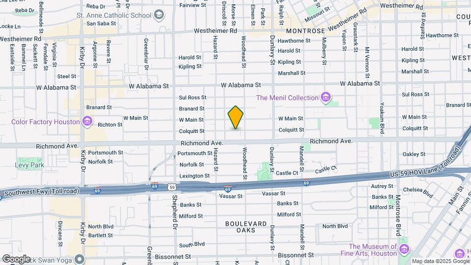 1817 Colquitt St Map and Location Details