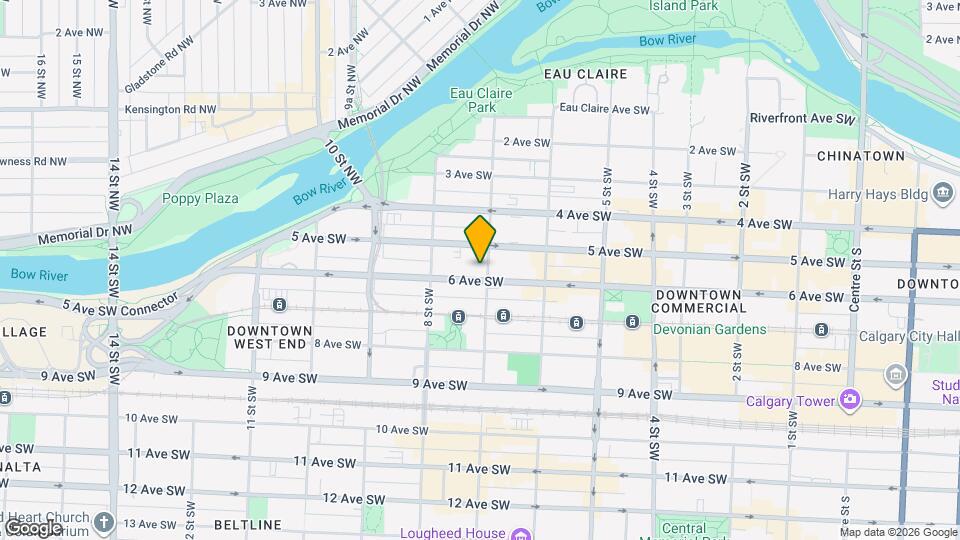 800 Six West Map and Location Details