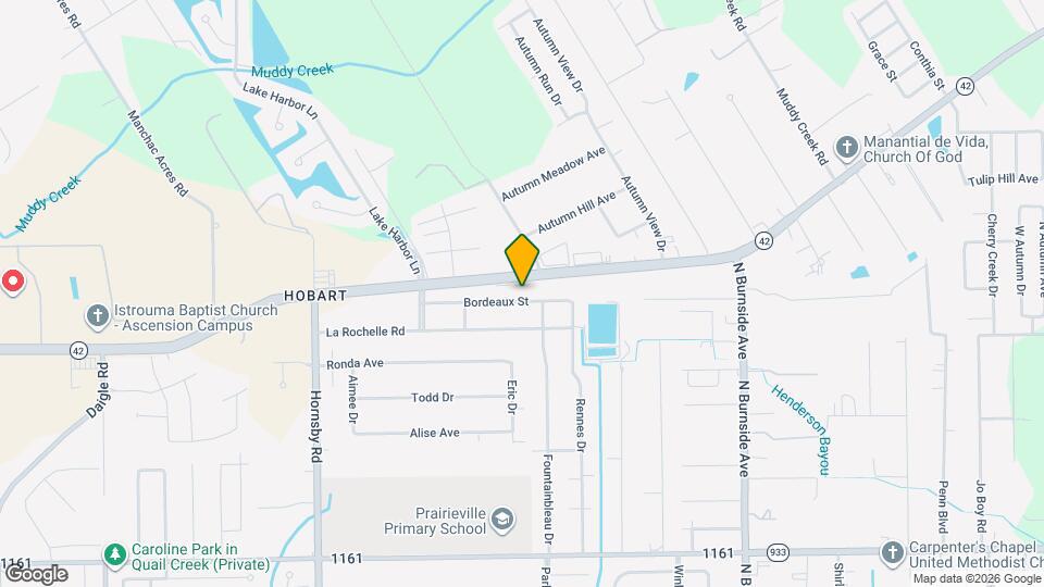 40258-40266 Bordeaux St, Prairieville, Ln Map and Location Details