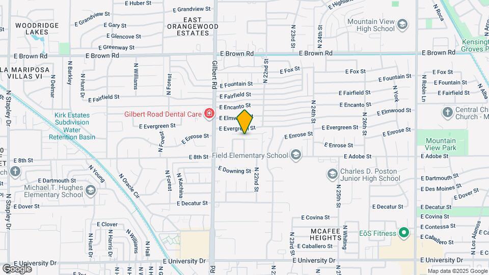 2110 E Enrose Cir Map and Location Details