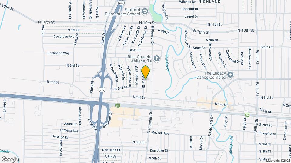 301 N Jefferson St Map and Location Details