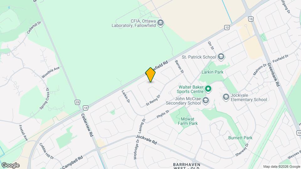 11 Jerrilynn Crescent Map and Location Details