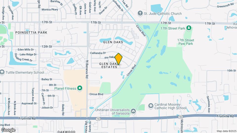 3866 Allenwood St Map and Location Details