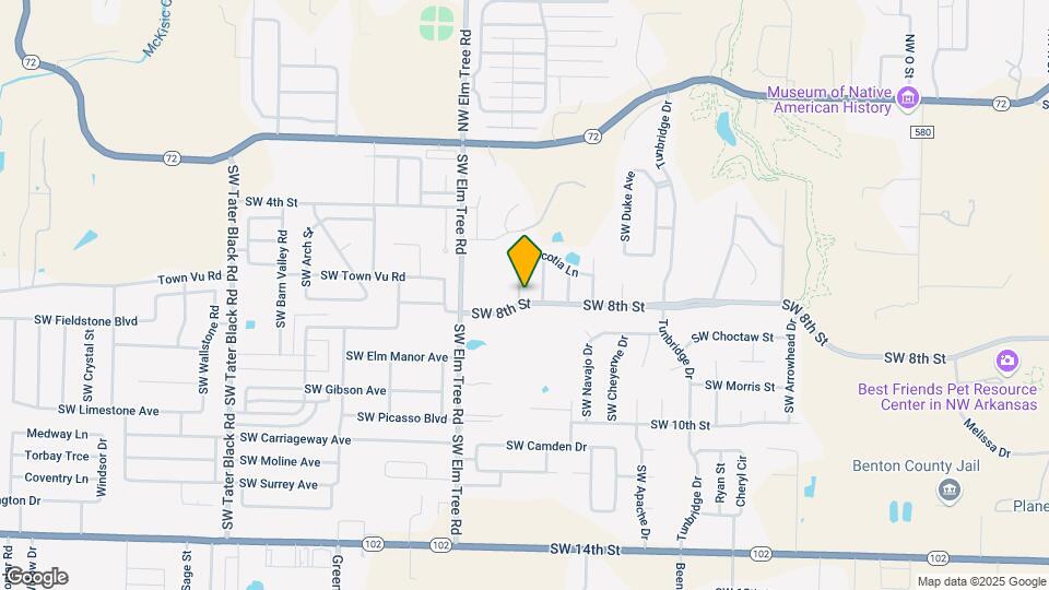 707 Arcadia Dr Map and Location Details