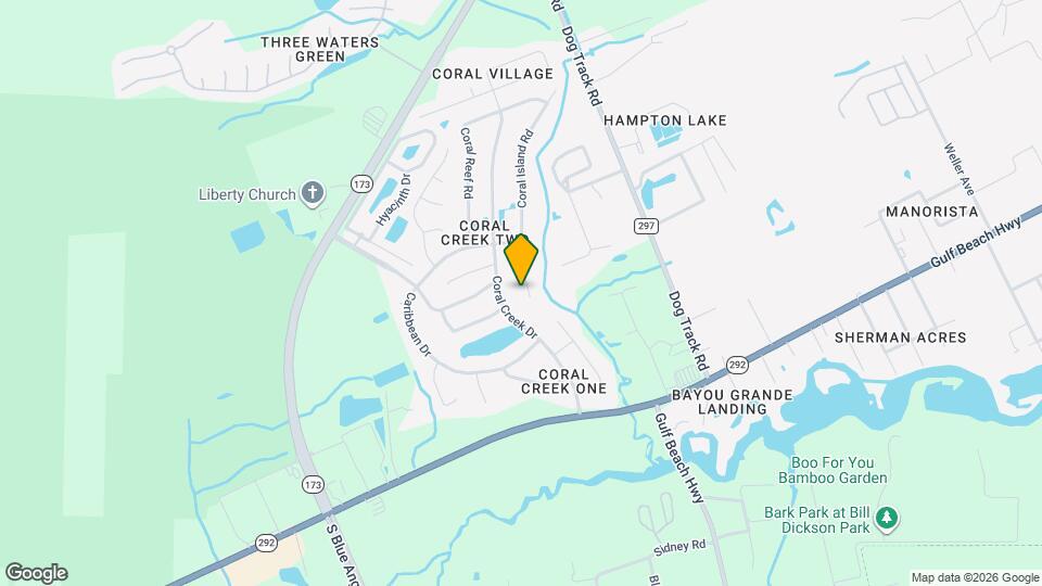 1907 Coral Island Rd Map and Location Details