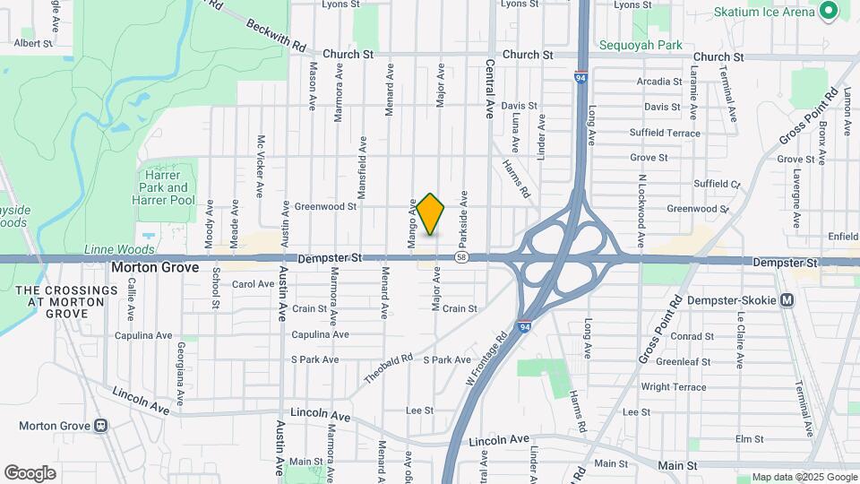 8812 Major Ave Map and Location Details