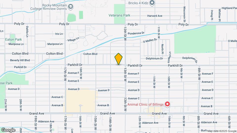 1324 Parkhill Dr Mapa y Detalles de la Ubicación