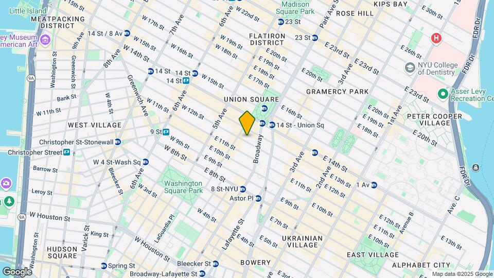 37 E 12th St Mapa y Detalles de la Ubicación