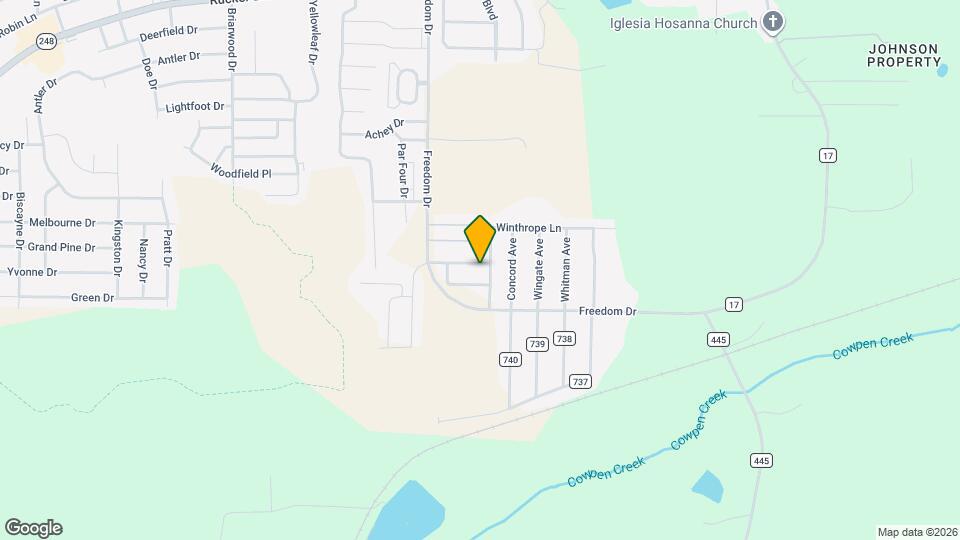 232 Wakefield Way Map and Location Details