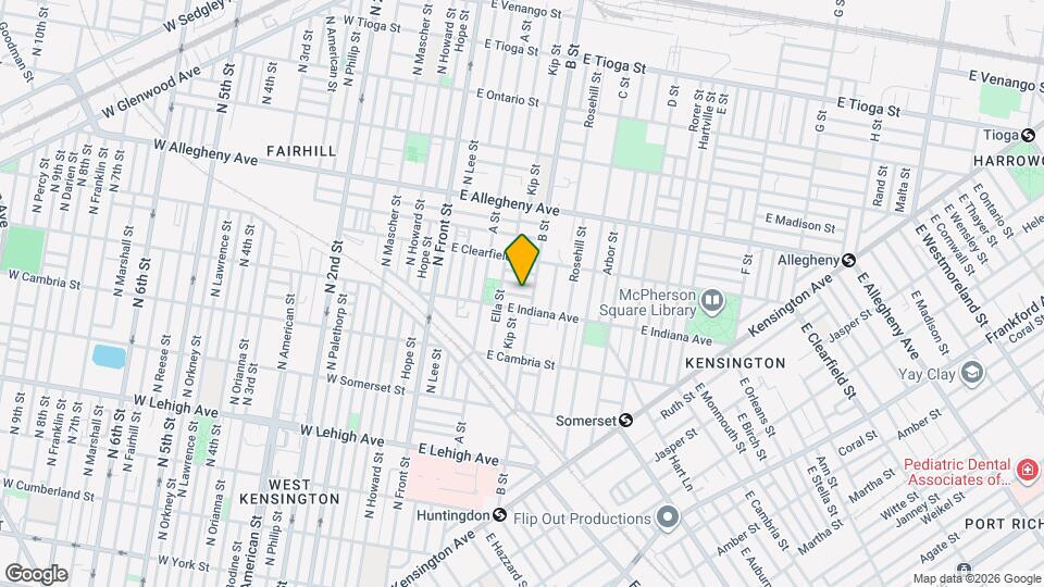250 E Stella St Map and Location Details