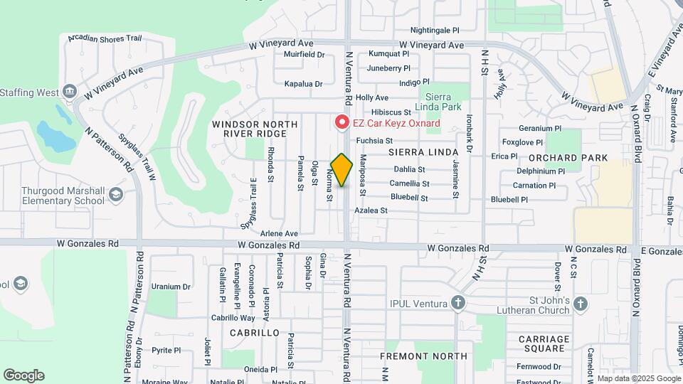 2021 N Ventura Rd Mapa y Detalles de la Ubicación