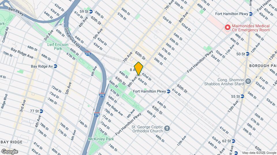 6223 8th Ave Mapa y Detalles de la Ubicación