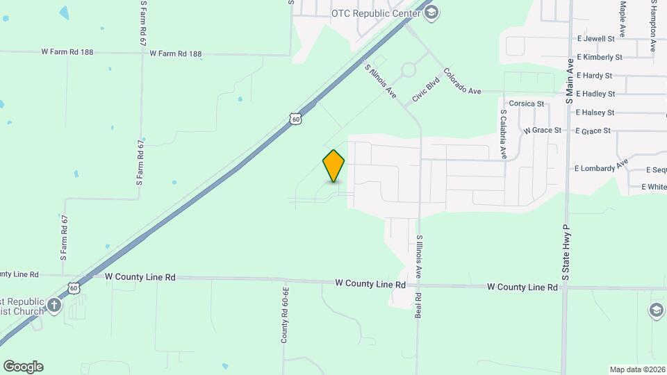 1379 S Westbury Dr Map and Location Details