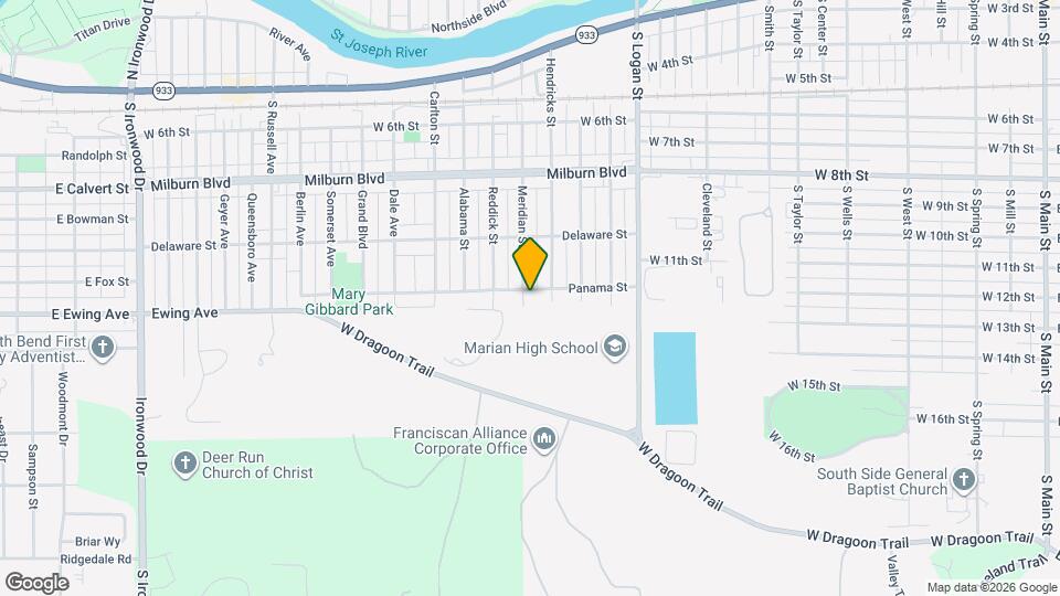 1617 Panama St Map and Location Details