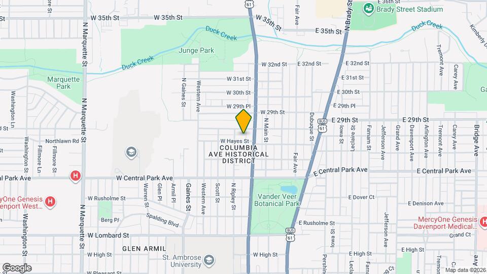 326-328 W Hayes St, Unit 328 Mapa y Detalles de la Ubicación