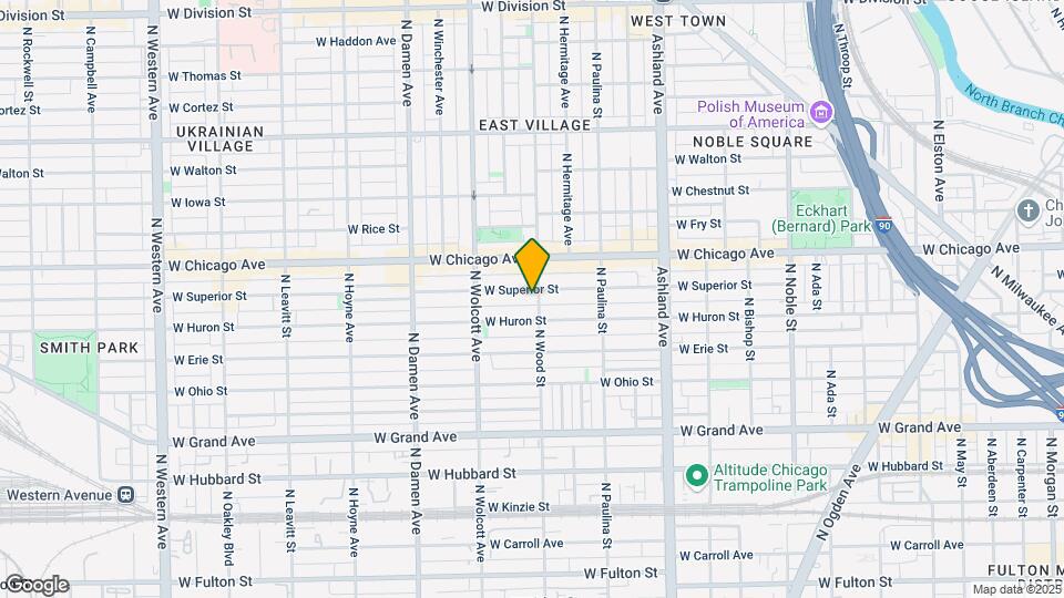 1803 W Superior St Map and Location Details