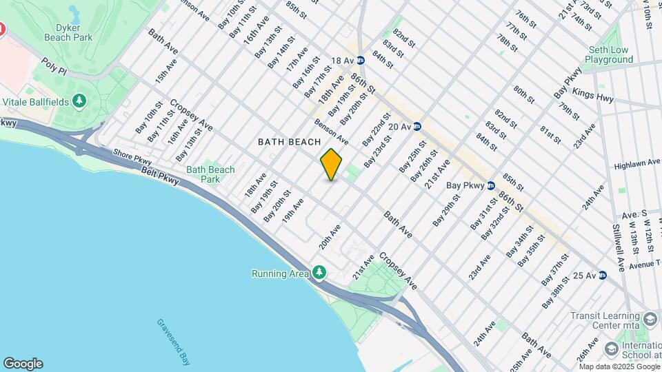 185 Bay 22nd St Map and Location Details
