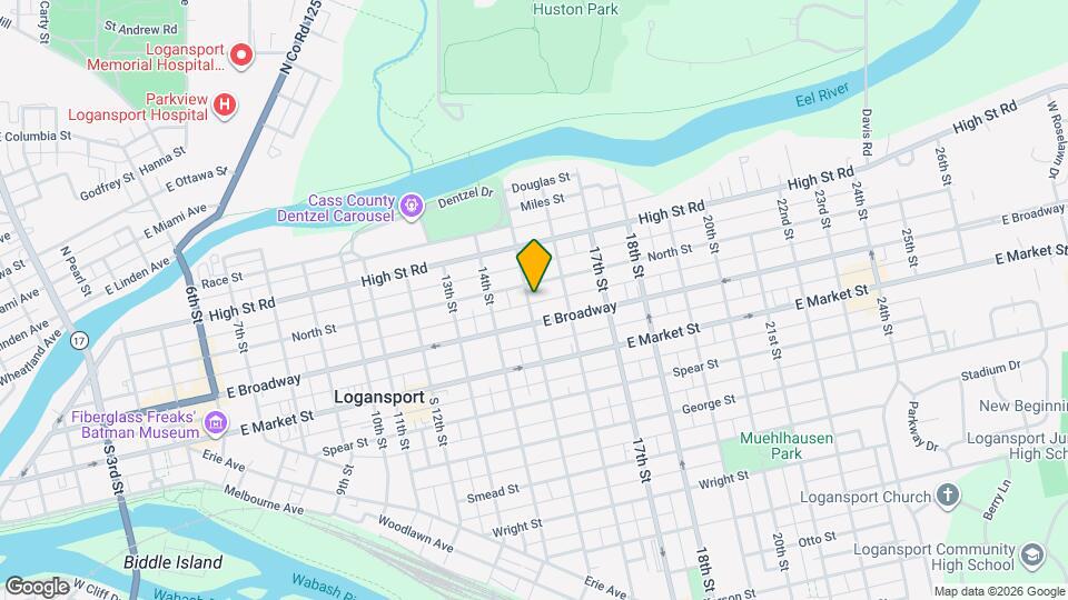 214 15th St Map and Location Details