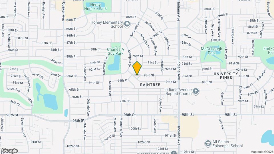 3620 93rd St Map and Location Details