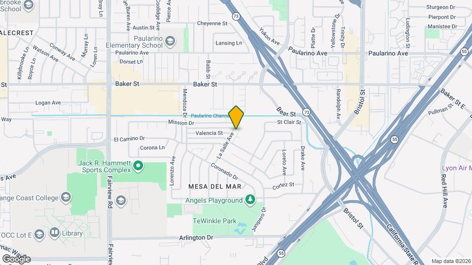 2872 La Salle Ave Map and Location Details