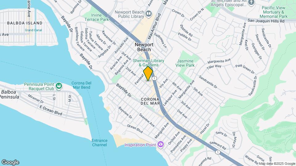 502 Goldenrod Ave Map and Location Details