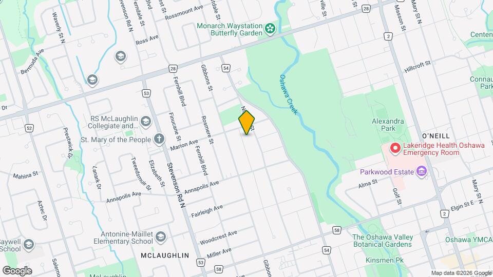 475 Fairlawn St Map and Location Details