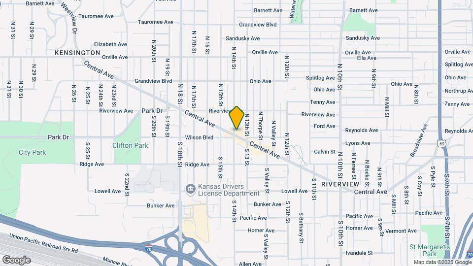 1320 Central Ave Map and Location Details