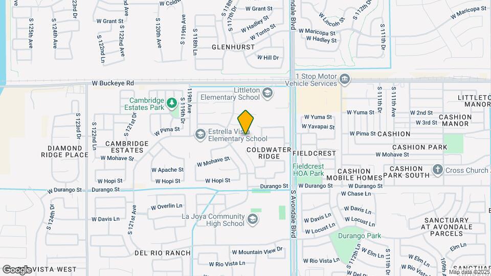 11623 West Cocopah St Map and Location Details