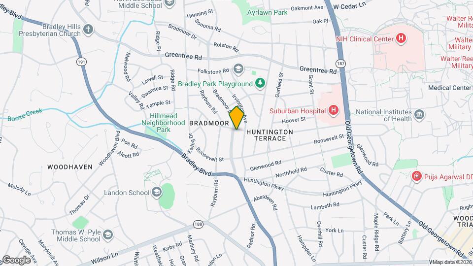 5806 McKinley St, Unit Unit A Map and Location Details