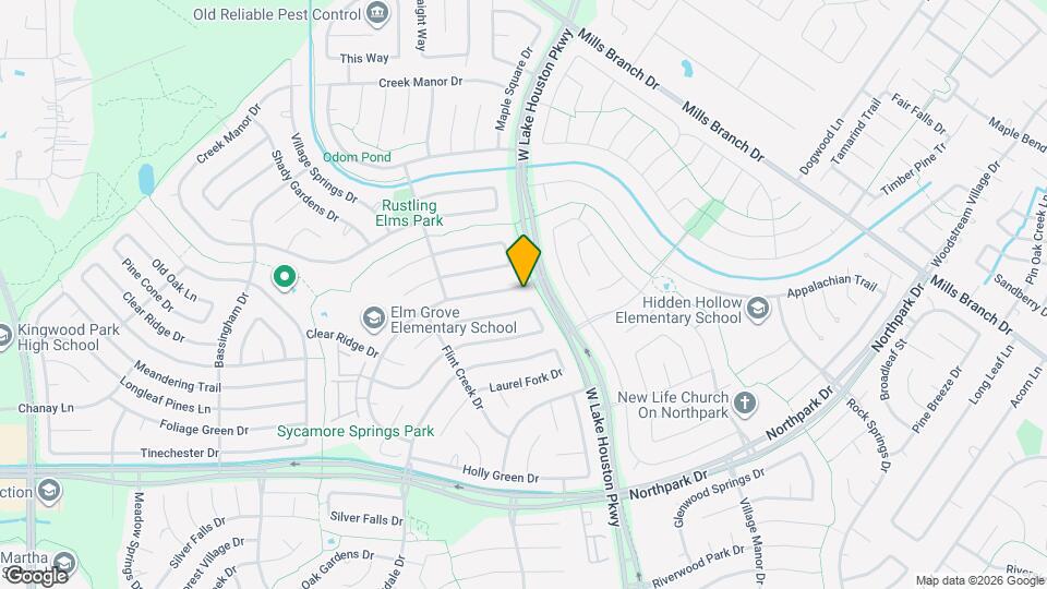 3322 Sycamore Springs Dr Map and Location Details