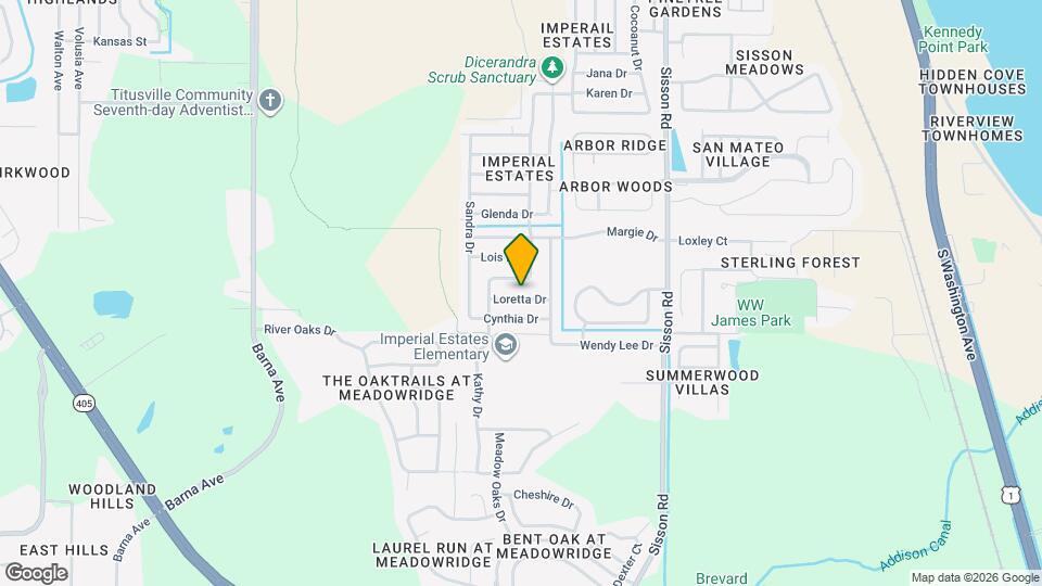 860 Loretta Dr Map and Location Details