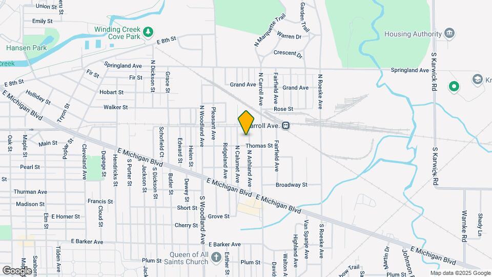 314 N Ashland Ave Map and Location Details