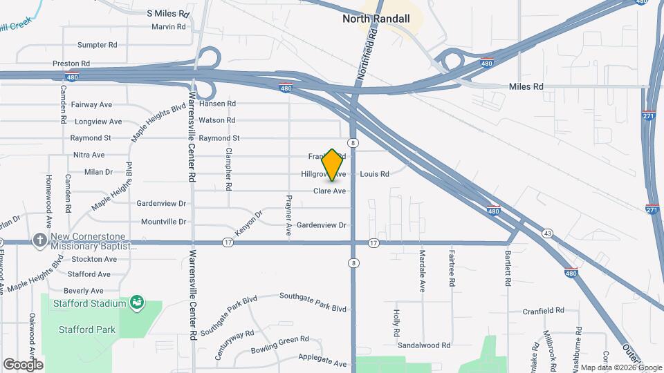 21511 Clare Ave Map and Location Details