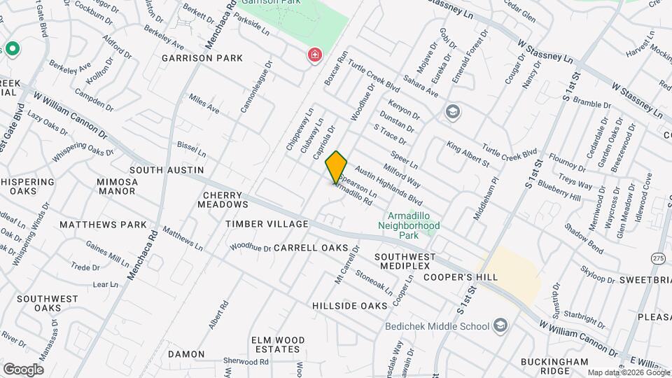 1231 Armadillo Rd Map and Location Details