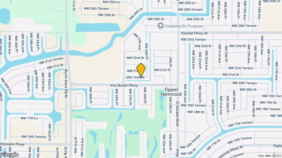 2614 NW 20th Terrace Map and Location Details