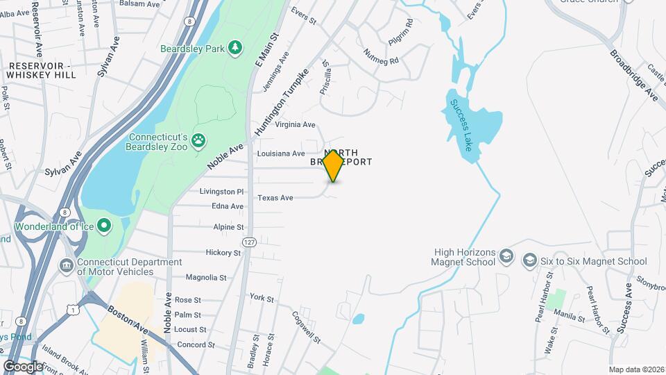 282 Texas Ave Map and Location Details