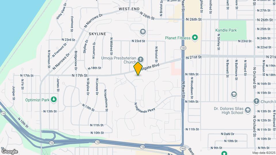 6323 Augusta Pl Map and Location Details