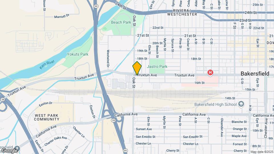 3125 Truxtun Ave Map and Location Details