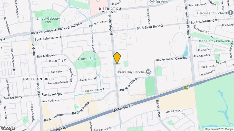 Les Condos De Ville Map and Location Details