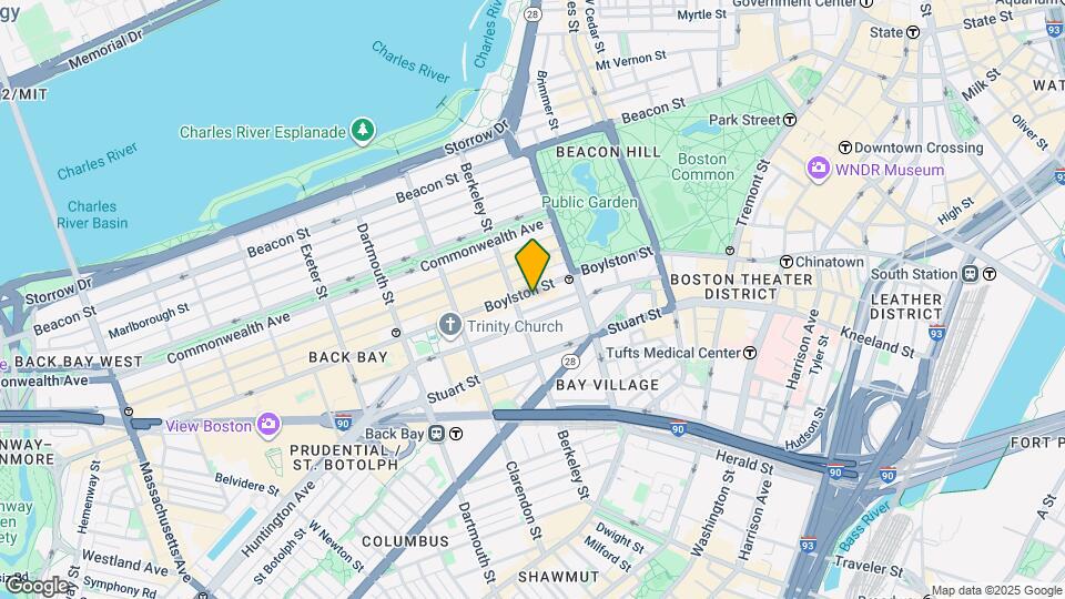 46 Boylston St, Unit 519 Map and Location Details
