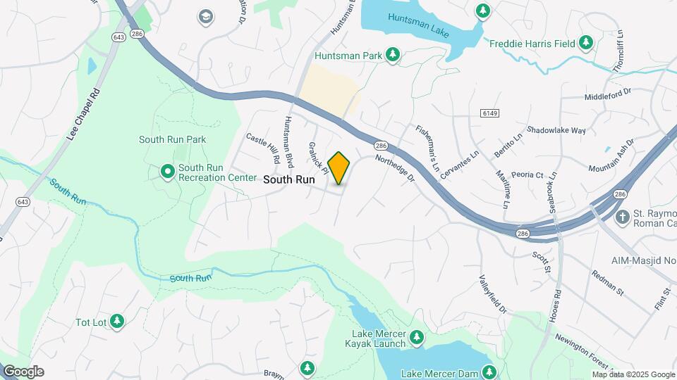 9236 Northedge Dr Map and Location Details