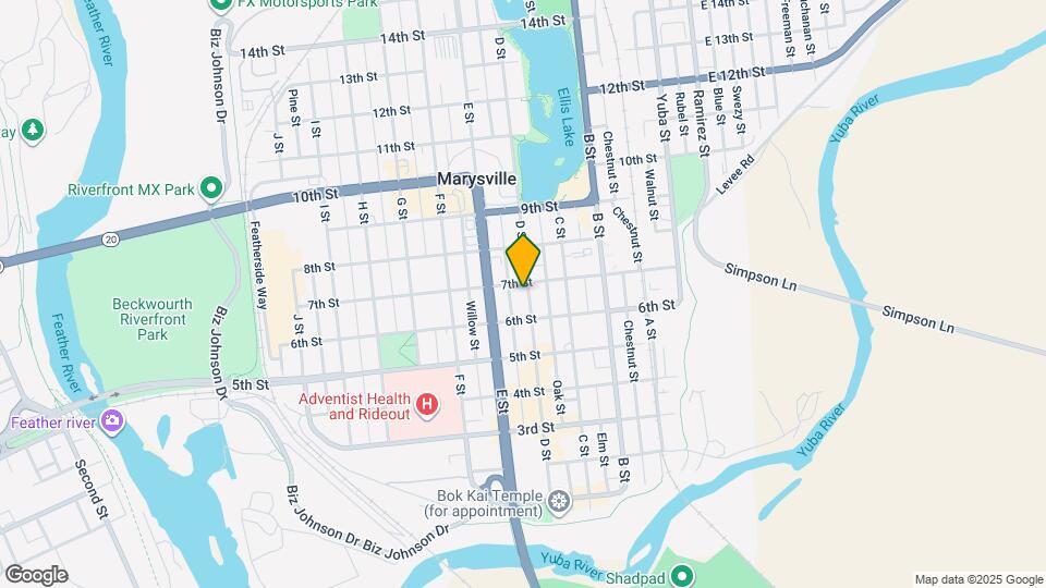 628 D St Map and Location Details