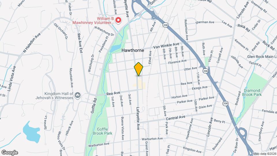 633 Lafayette Ave Map and Location Details